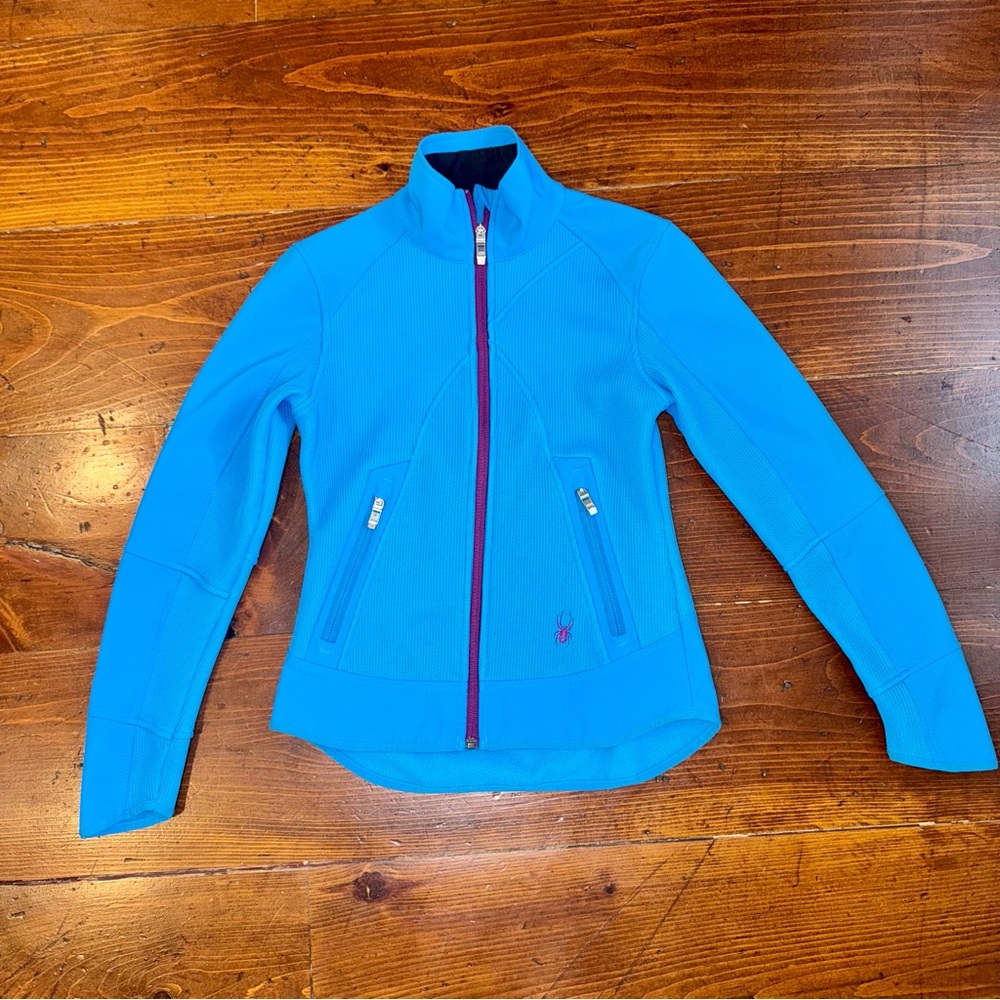 Spyder- Women's Blue with Purple Accents Active Jacket-‎ XS